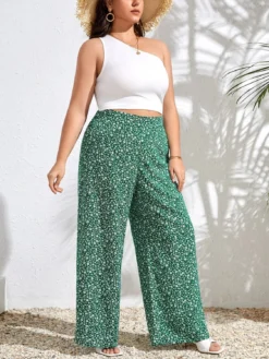 Plus Size Women Loose Printed Pants -Plus Size Dresses Shop cac5bb99aa569e0c