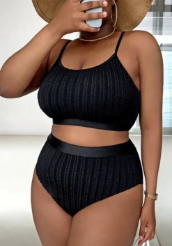 Plain Camisole Plus Size Sexy Bikini Swimsuit -Plus Size Dresses Shop d024465f6146a33c