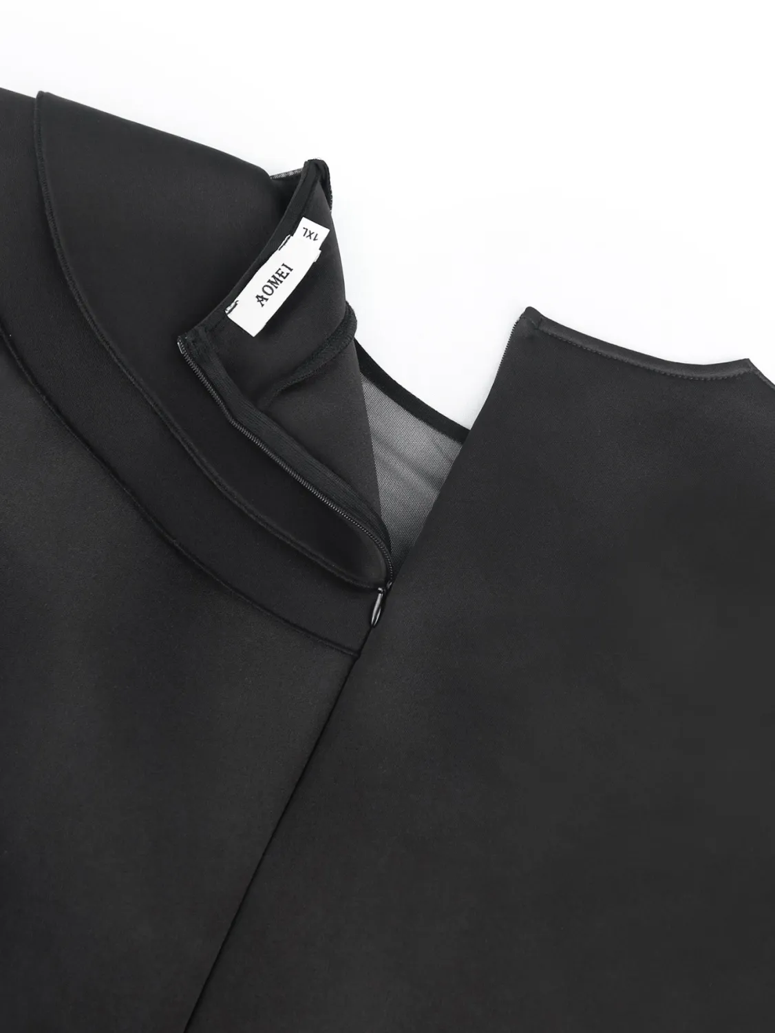 Women See-Through Mesh Beading Ruffle Edge Dress 15 Women See-Through Mesh Beading Ruffle Edge Dress - Image 13