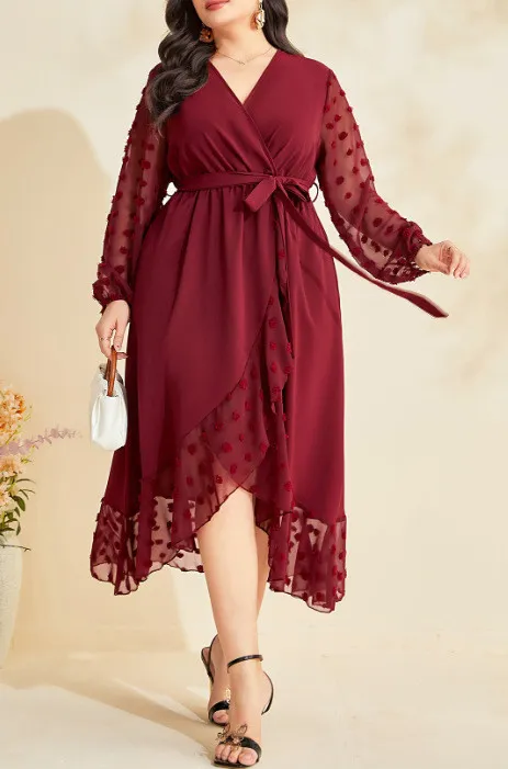 Plus Size Women Printed Career Maxi Dress 3 Plus Size Women Printed Career Maxi Dress