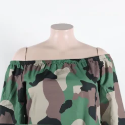 Sexy Casual Print Off Shoulder Plus Size Jumpsuit -Plus Size Dresses Shop d62db83a3cb5d043