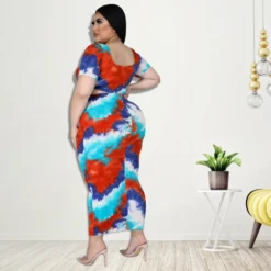 Plus Size Women's Autumn Polyester+Spandex Digital Printing Two-piece Set 19 Plus Size Women's Autumn Polyester+Spandex Digital Printing Two-piece Set -Plus Size Dresses Shop d756d7a323e61693