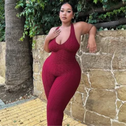 Women American Sports Sleeveless Jumpsuit -Plus Size Dresses Shop d93fa97070a7e101