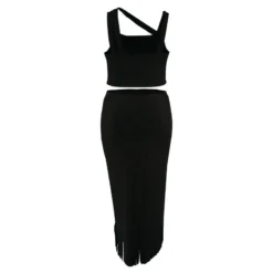 Plus Size Women's Tassel Irregular Sleeveless Two Piece Skirt Set 20 Plus Size Women's Tassel Irregular Sleeveless Two Piece Skirt Set -Plus Size Dresses Shop d981d9f5e2b4cca3