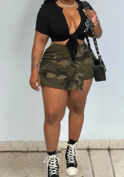 Women'S Camo Cargo Shorts Sexy Fashion Plus Size Women'S Shorts -Plus Size Dresses Shop db932f1509aeee96