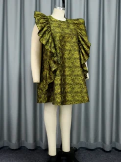 Printed Loose Plus Size Ruffle Edge Women's Dress 20 Printed Loose Plus Size Ruffle Edge Women's Dress -Plus Size Dresses Shop dbedff42fcd1d41b