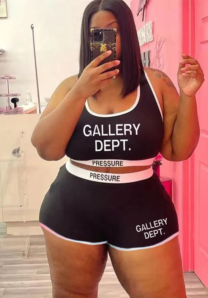 Women's Fashion Casual Sexy Letter Print Two-Piece Set 13 Women's Fashion Casual Sexy Letter Print Two-Piece Set - Image 11