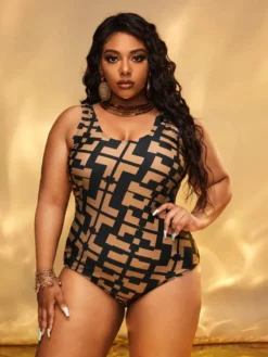 Women's Sexy Print One Piece Plus Size Swimsuit -Plus Size Dresses Shop dcbcbc160e9bddb6