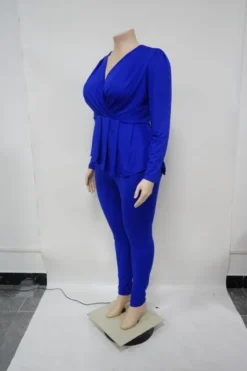 Africa Plus Size Women's Deep V Neck Long Sleeve Pencil Pant Set 34 Africa Plus Size Women's Deep V Neck Long Sleeve Pencil Pant Set -Plus Size Dresses Shop e4852c1d4676eb9a