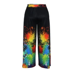 Plus Size Women Printed Casual Wide Leg Pants -Plus Size Dresses Shop e4d674ae046c6862