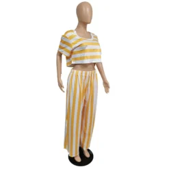 Plus Size Women Round Neck Top And Pant Casual Two-piece Set -Plus Size Dresses Shop e73f3c41acf0c32d