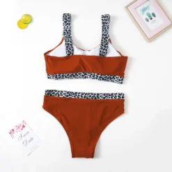 Plus Size Leopard Patchwork Bikini Two-Piece Set -Plus Size Dresses Shop e94803d72e424c30