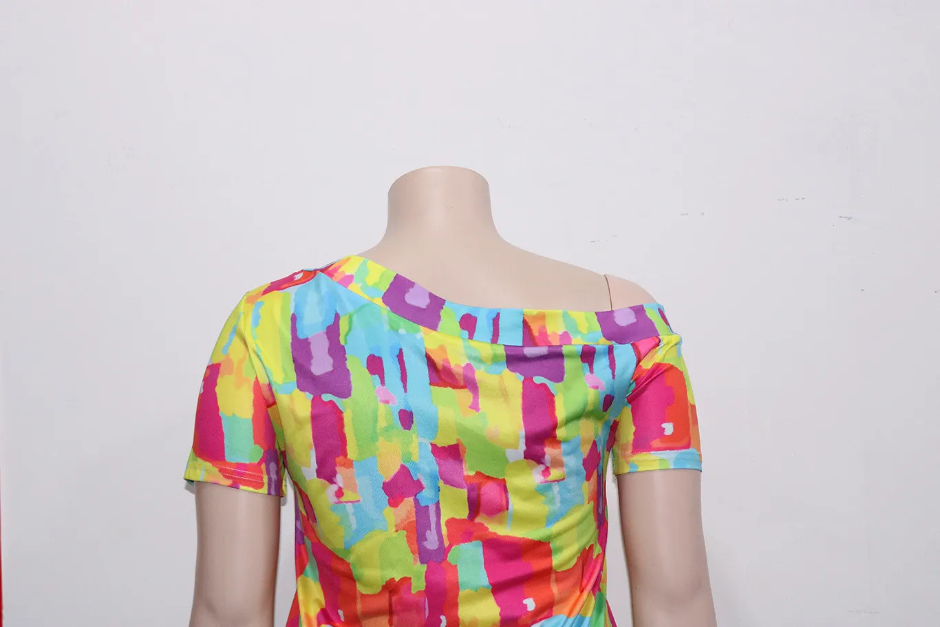 Women Sexy Off-Shoulder Casual Print Top And Pants Two-Piece Set 8 Women Sexy Off-Shoulder Casual Print Top And Pants Two-Piece Set - Image 7