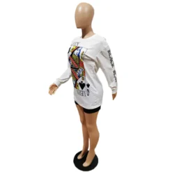 Plus Size Ladies Print Top And Shorts Two-Piece Set -Plus Size Dresses Shop ed7979dfb1922687