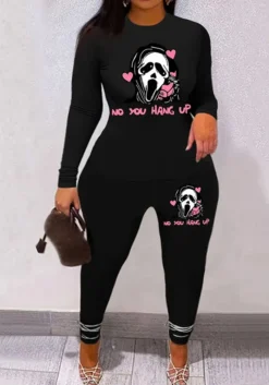 Plus Size Women Pink Skull Print Two-piece Set 15 Plus Size Women Pink Skull Print Two-piece Set -Plus Size Dresses Shop ef8b5ca9c5d0b16e