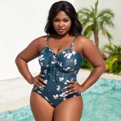 Plus Size Women Printed Swimwear -Plus Size Dresses Shop f0ddc74cba0e2afd