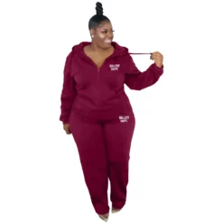 Plus Size Women'S Fashion Casual Solid Color Fall Winter Hooded Two Piece Tracksuits Set 29 Plus Size Women'S Fashion Casual Solid Color Fall Winter Hooded Two Piece Tracksuits Set -Plus Size Dresses Shop f2b81dc8384520d1