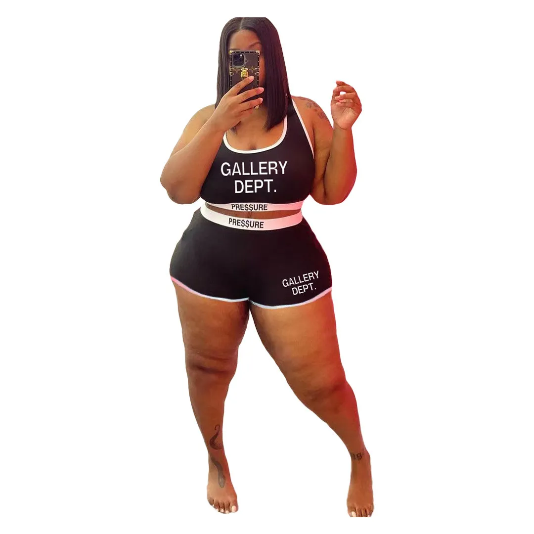 Women's Fashion Casual Sexy Letter Print Two-Piece Set 11 Women's Fashion Casual Sexy Letter Print Two-Piece Set - Image 9