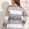 Summer Plus Size Women's V-Neck Leopard Top -Plus Size Dresses Shop f6d816d7900f1c93