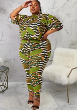 Plus Size Women Round Neck Print Top And Pant Two Piece 12 Plus Size Women Round Neck Print Top And Pant Two Piece -Plus Size Dresses Shop f942f67f38f2dcac
