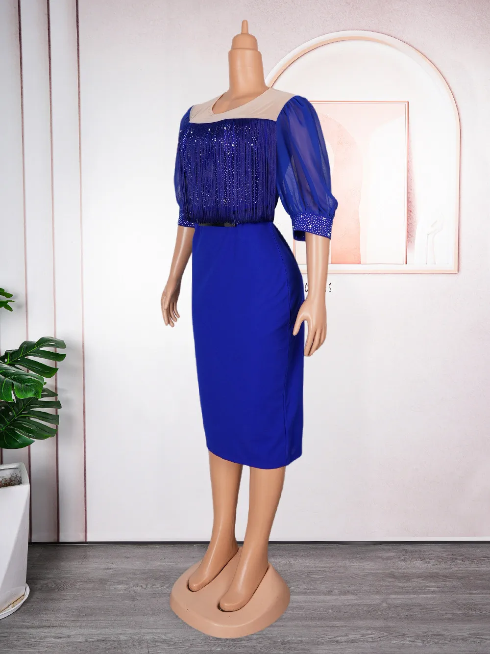 Women's Fashion Career Chic African Plus Size Dress 18 Women's Fashion Career Chic African Plus Size Dress - Image 16