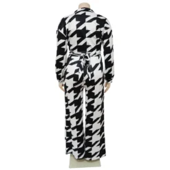 Women's Fall Fashion Print Lace-Up Shirt Collar Trousers Street Casual Outfit 21 Women's Fall Fashion Print Lace-Up Shirt Collar Trousers Street Casual Outfit -Plus Size Dresses Shop fa64cd81866307c3