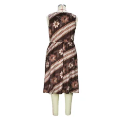 Plus Size Women Printed Dress And Jacket Two-Piece Set -Plus Size Dresses Shop fa748cb40fc7443f