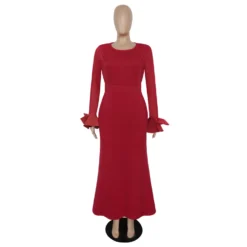 Women's Round Neck Long Sleeve Mesh Patchwork Maxi Dress Solid Plus Size Dress 33 Women's Round Neck Long Sleeve Mesh Patchwork Maxi Dress Solid Plus Size Dress -Plus Size Dresses Shop fcf58381f449729c