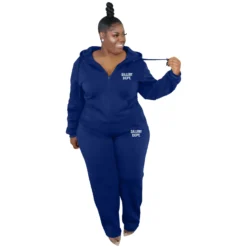 Plus Size Women'S Fashion Casual Solid Color Fall Winter Hooded Two Piece Tracksuits Set 28 Plus Size Women'S Fashion Casual Solid Color Fall Winter Hooded Two Piece Tracksuits Set -Plus Size Dresses Shop febfdb5b2f8cd359